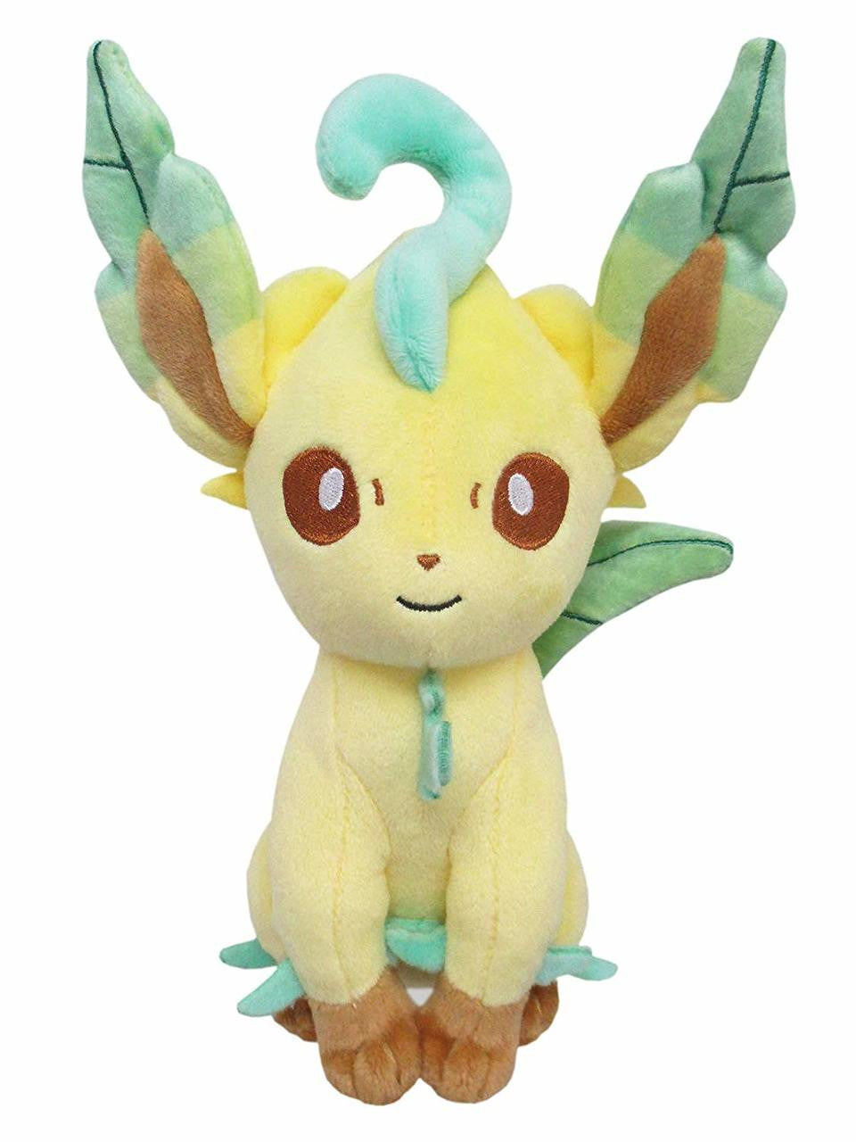 San-ei Plush Doll Pokemon All Star Collection PP123 Leafeon S TJN