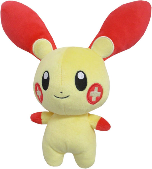 Sanei Pokemon All Star Series - PP69 - Plusle Stuffed Plush, 6.5"
