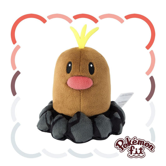 Pokemon Center Original A050 Plush Fit Diglett (Alolan Form)